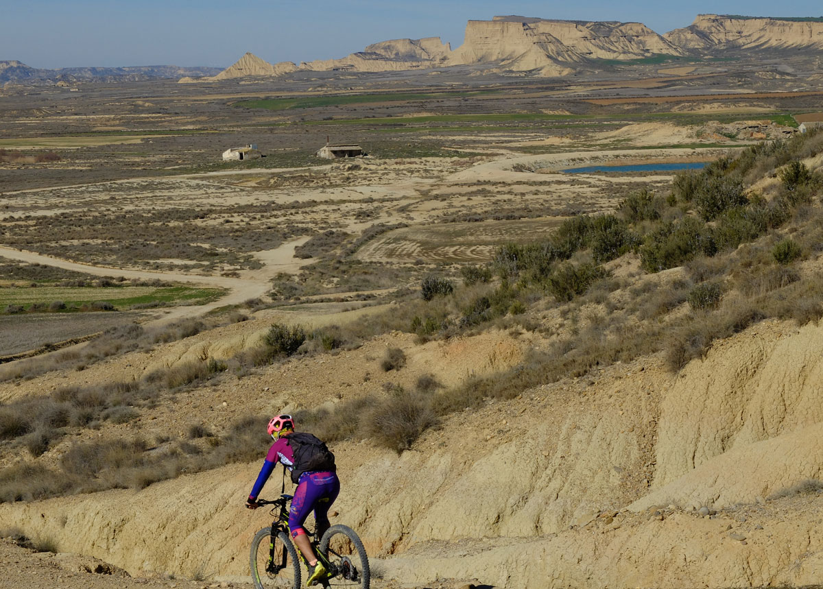 Descendiendo a la Bardena Navarra