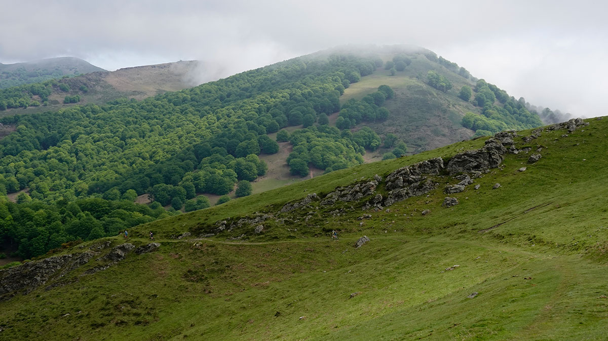 llegqando al Collado de Berdaritz