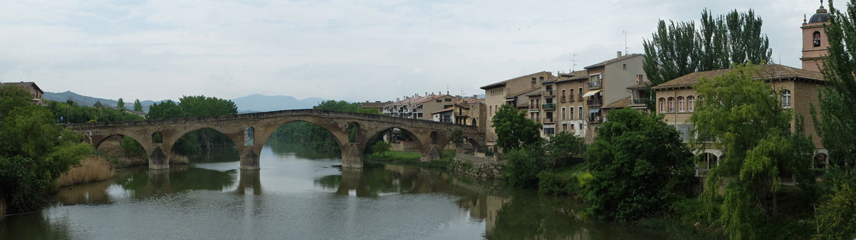 Medieval bridge in Puente la Reina