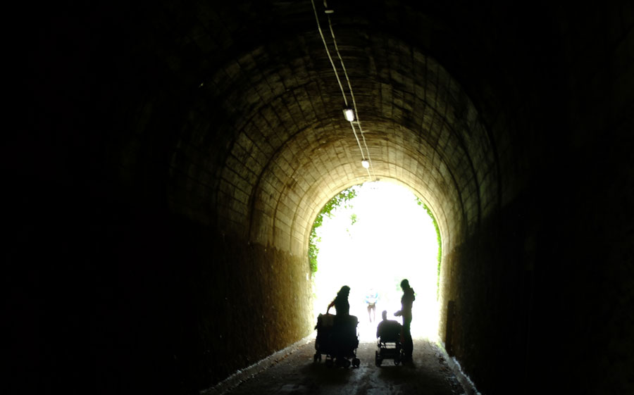 Acedo tunnel on the greenway