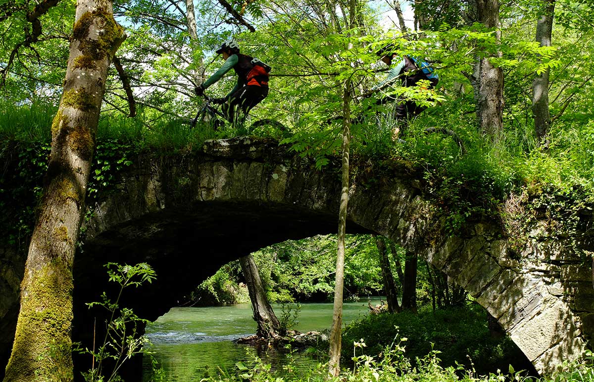 Basoak-MTB-Esteribar-sur-Puente-Zubiri