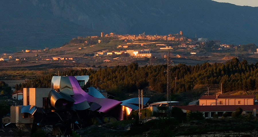 Fin de l'étape à Laguardia
